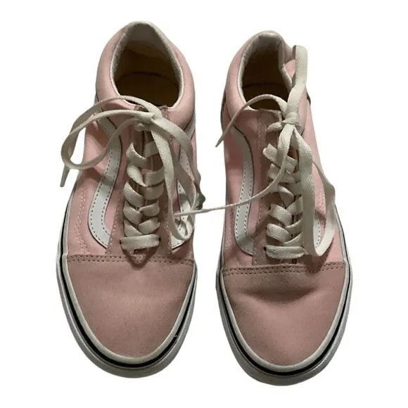 VANS pink suede retro tennis shoes Preloved 4 1/2