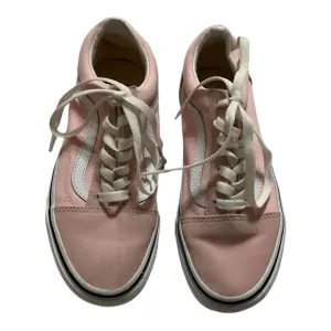 VANS pink suede retro tennis shoes Preloved 4 1/2