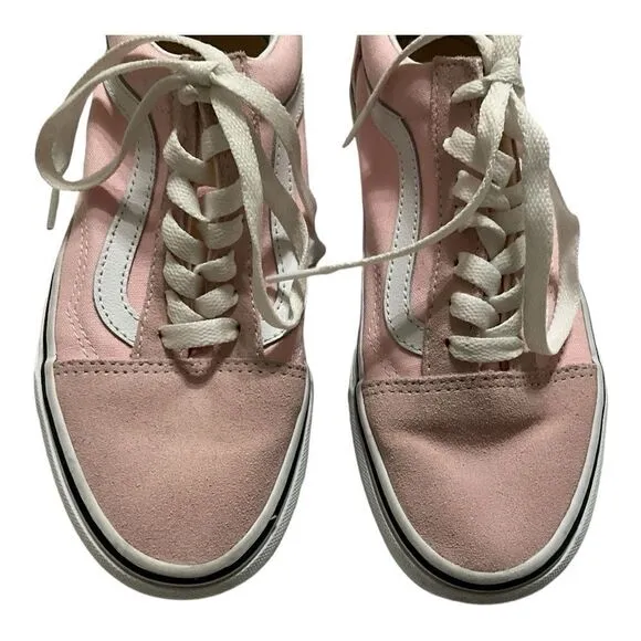 VANS pink suede retro tennis shoes Preloved 4 1/2