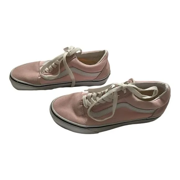 VANS pink suede retro tennis shoes Preloved 4 1/2