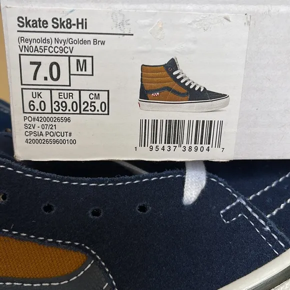 Vans Reynolds’s Navy/Golden Brown Men’s