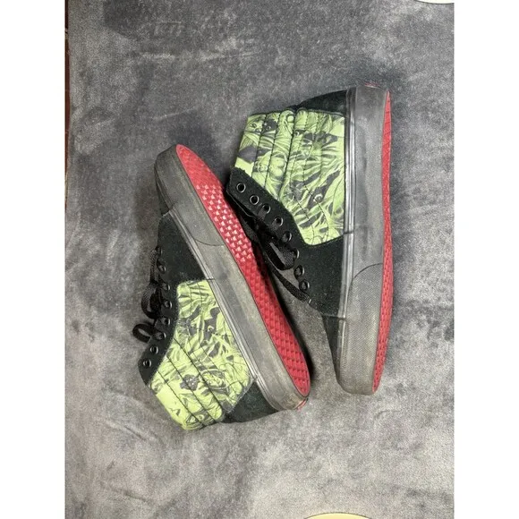 Vans Rob Zombie Sk-8 Hi Athletic Skateboard Shoes Sneakers Size Men US 7