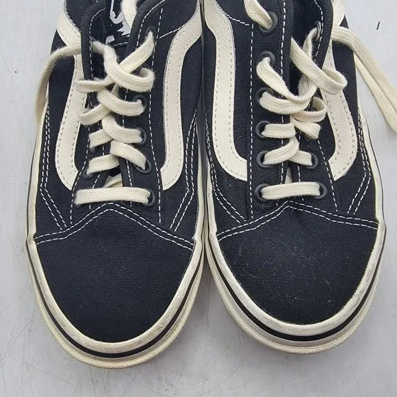 VANS Sentry Old Skool Womens 7 Black Marshmallow Platform Shoes Sneakers Casual