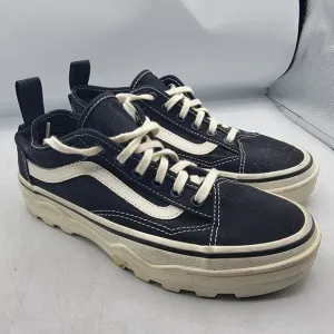 VANS Sentry Old Skool Womens 7 Black Marshmallow Platform Shoes Sneakers Casual