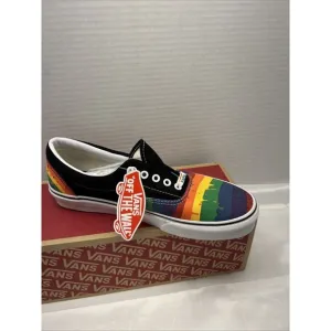 VANS SHOES Rainbow Drip Pride Sneakers Mens Size 11 Extra Laces NEW
