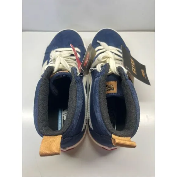 VANS SK8-HI MTE PRIMALOFT Insulation Blue Suede SHOES Size 10 MEN’S