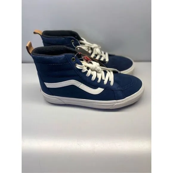 VANS SK8-HI MTE PRIMALOFT Insulation Blue Suede SHOES Size 10 MEN’S