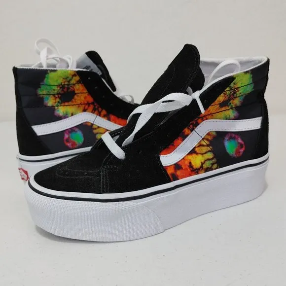 Vans Sk8-Hi Paradoxical Black Tapered Stackform Shoes Women's Size 6