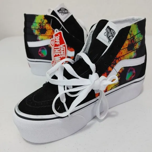 Vans Sk8-Hi Paradoxical Black Tapered Stackform Shoes Women's Size 6