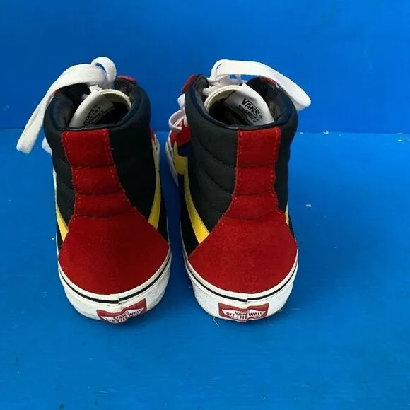 Vans Sk8-Hi Pro Classics Red/yellow Suede Skate Shoes Mens Size 7