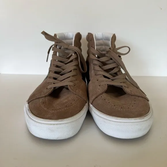Vans Sk8 Hi Pro Desert Tan Wheat and Black Mens Sneakers, size 11.5