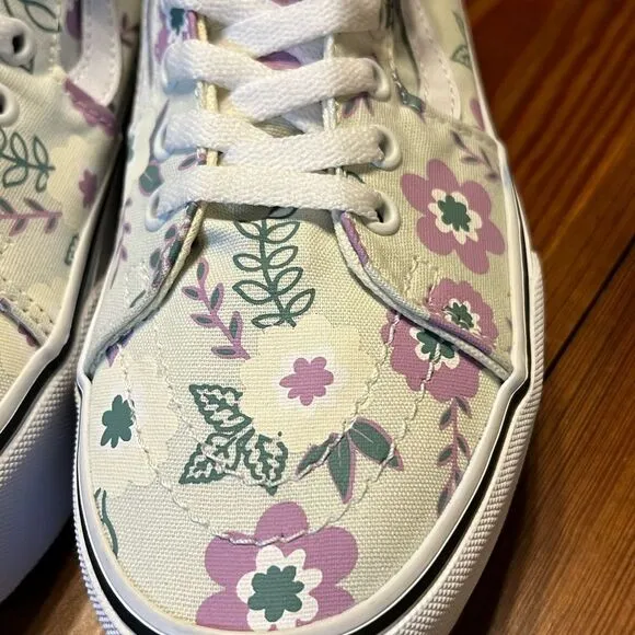 VANS SK8-HI Tapered STACKFORM‎ 2024 Pastel Floral Frosted Mint/True White Shoe