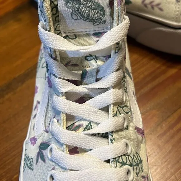 VANS SK8-HI Tapered STACKFORM‎ 2024 Pastel Floral Frosted Mint/True White Shoe