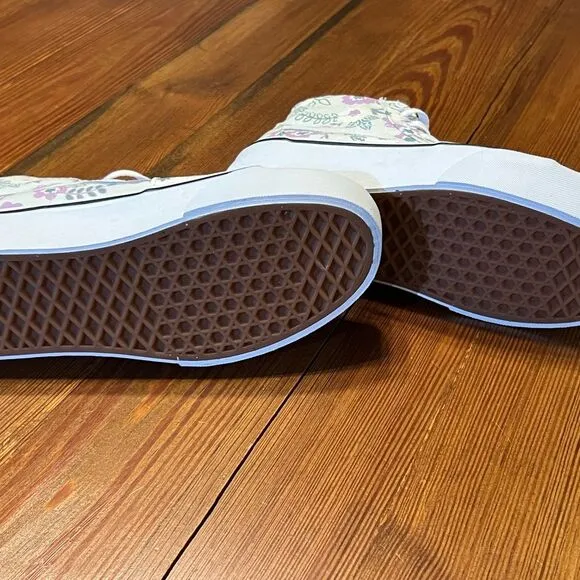 VANS SK8-HI Tapered STACKFORM‎ 2024 Pastel Floral Frosted Mint/True White Shoe