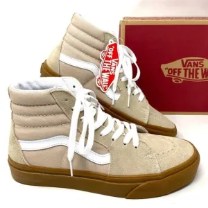 VANS Sk8-Hi Women Shoes Humus Gum Casual Sneakers Suede Canvas Skate VN0A38GEVS8
