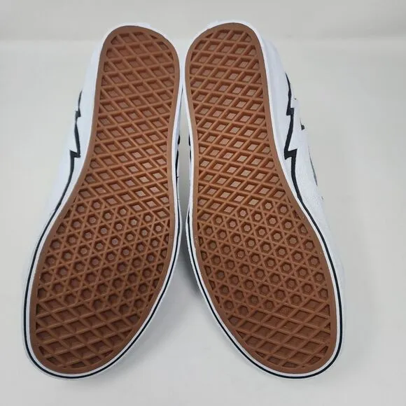 Vans Skateboard Shoes Mens 5.5 Blue Sk8-Hi Bolt Suede Lace Up Shoes Sneakers