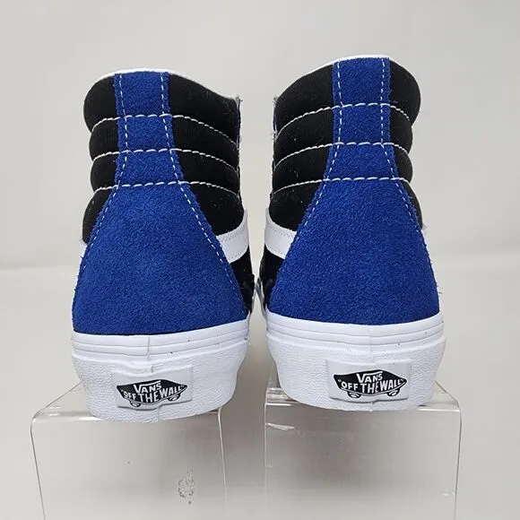 Vans Skateboard Shoes Mens 5.5 Blue Sk8-Hi Bolt Suede Lace Up Shoes Sneakers
