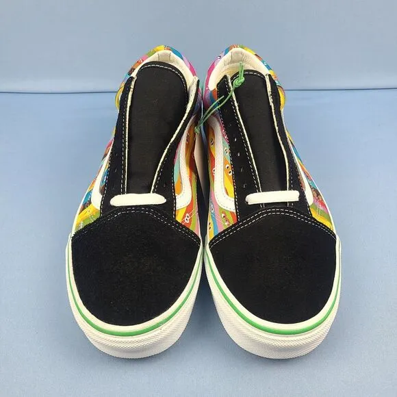 Vans Sneakers Mens Size 9.5 Old Skool Sesame Street TV Show Skate Shoes Low Top