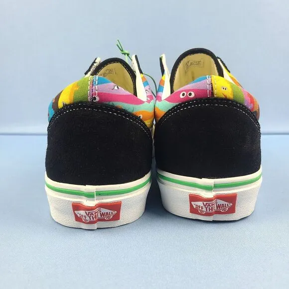 Vans Sneakers Mens Size 9.5 Old Skool Sesame Street TV Show Skate Shoes Low Top