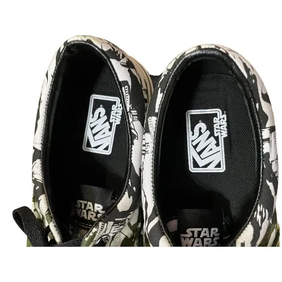 Vans Star Wars Shoes DkSide/StrmCmo VN-OY6XEXB Mens 6.5 Womens 8 Used Excellent