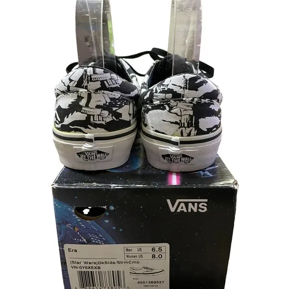 Vans Star Wars Shoes DkSide/StrmCmo VN-OY6XEXB Mens 6.5 Womens 8 Used Excellent