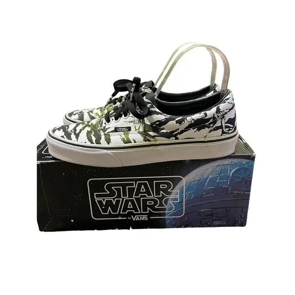 Vans Star Wars Shoes DkSide/StrmCmo VN-OY6XEXB Mens 6.5 Womens 8 Used Excellent