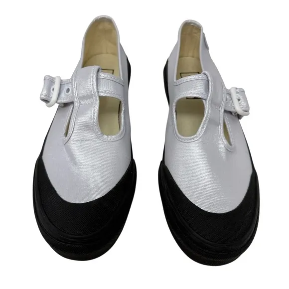 Vans Style 93 Coated Canvas True White Mary Jane Shoes Women’s Size 8 New