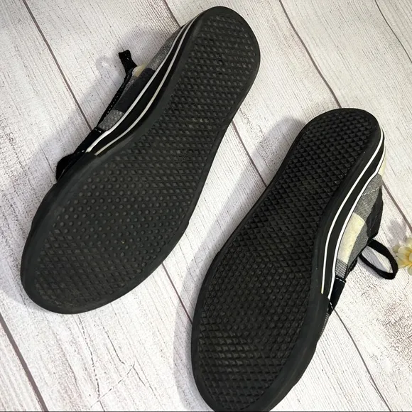 Vans Tory Plaid Black/White Low-Top Shoes