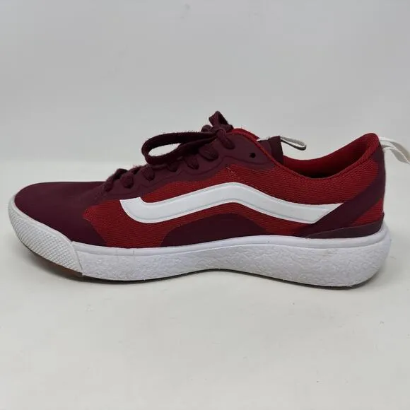 Vans Ultrarange Exo Low Red White Skate Casual Shoe Sneaker Mens 7.5 Womens 9.0