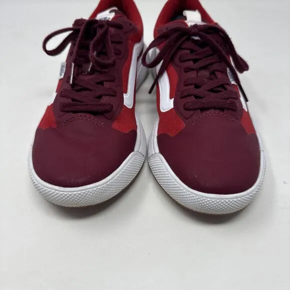 Vans Ultrarange Exo Low Red White Skate Casual Shoe Sneaker Mens 7.5 Womens 9.0