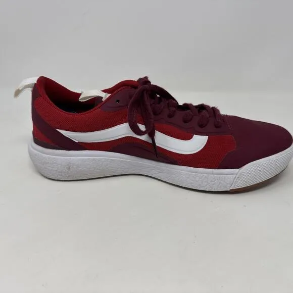 Vans Ultrarange Exo Low Red White Skate Casual Shoe Sneaker Mens 7.5 Womens 9.0