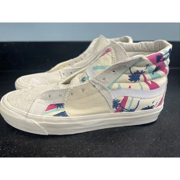 Vans Vault SK8-Bricolage LX Embroidered Palm Shoes Size Mens 9 EU 42 Very Clean