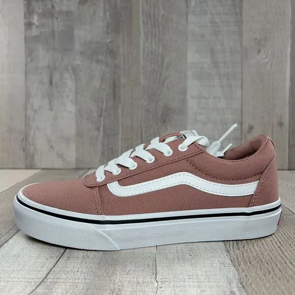 Vans Ward Little Kids' Girls Sneaker Skate Shoes Canvas Night Rose Pink Size 3