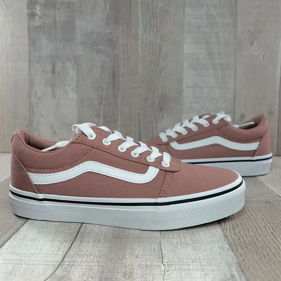 Vans Ward Little Kids' Girls Sneaker Skate Shoes Canvas Night Rose Pink Size 3