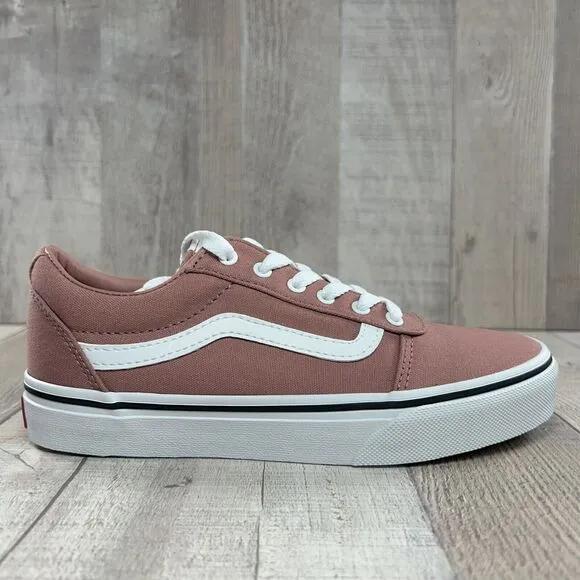 Vans Ward Little Kids' Girls Sneaker Skate Shoes Canvas Night Rose Pink Size 3