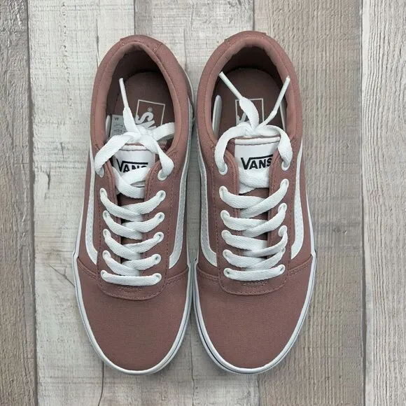 Vans Ward Little Kids' Girls Sneaker Skate Shoes Canvas Night Rose Pink Size 3