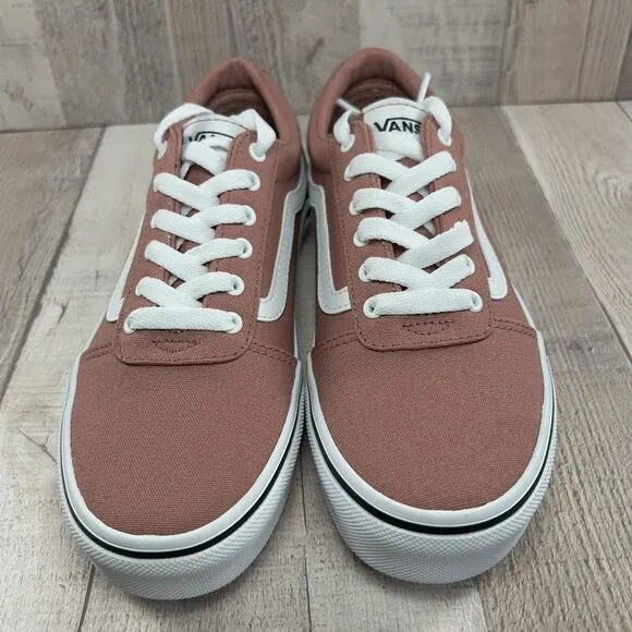 Vans Ward Little Kids' Girls Sneaker Skate Shoes Canvas Night Rose Pink Size 3