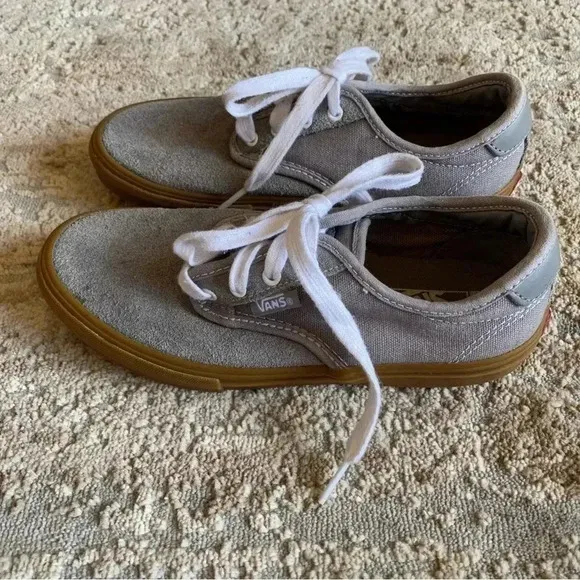 Vans x Chima Ferguson Collection Pro Skateboarding Shoes Sneakers Gray Suede: 4