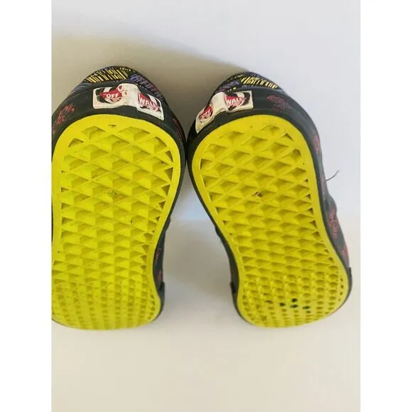 VANS X Disney Slip On Classic Nightmare Christmas Oogie Boogie Shoes 4.0 5.5 Glo