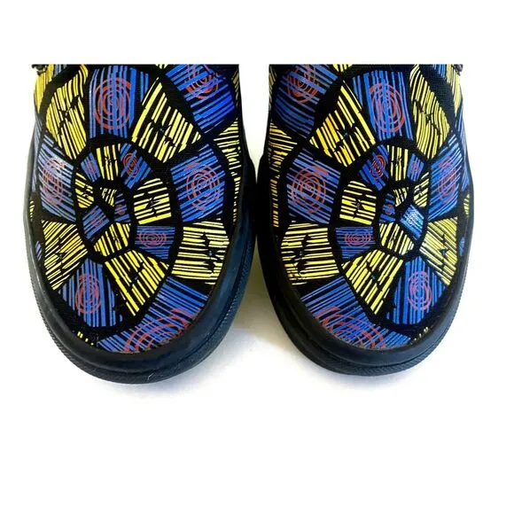VANS X Disney Slip On Classic Nightmare Christmas Oogie Boogie Shoes 4.0 5.5 Glo