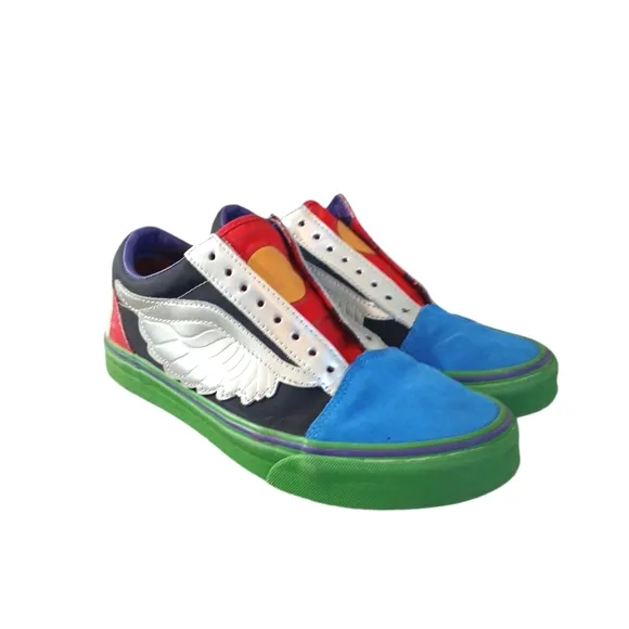 Vans x Marvel Avengers Captain America Sneakers Women's Tennis Shoes size 9