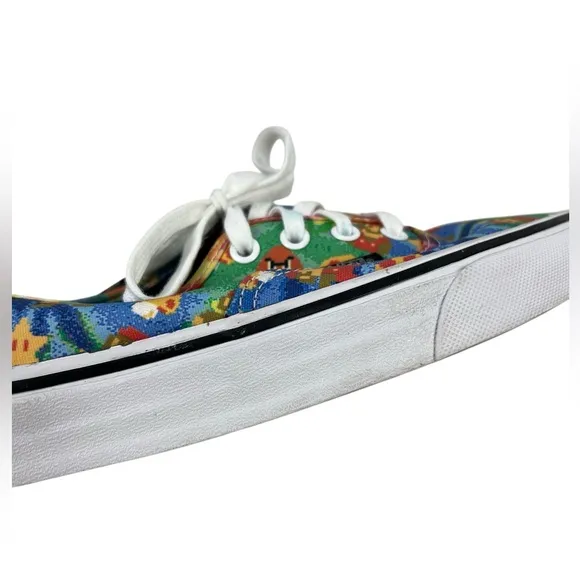 VANS x Nintendo Super Mario Bros Sneakers Mens US 6 Womens 7.5 Low Shoes Casual