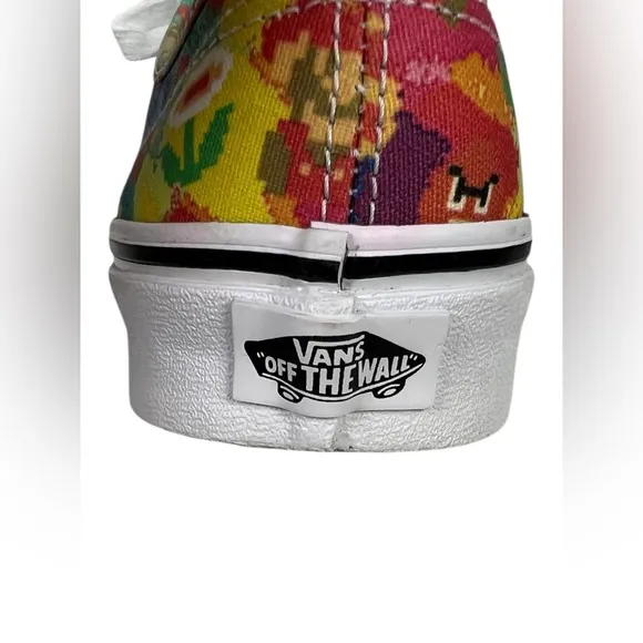 VANS x Nintendo Super Mario Bros Sneakers Mens US 6 Womens 7.5 Low Shoes Casual