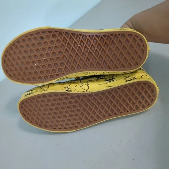 Vans X Peanuts Sk8-Hi 'Charlie Brown Maize' Yellow high top snoop…
