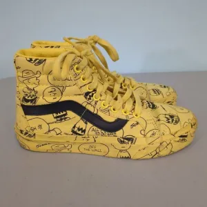 Vans X Peanuts Sk8-Hi 'Charlie Brown Maize' Yellow high top snoop…