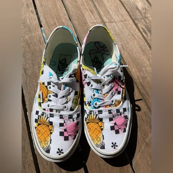Vans x Spongebob Authentic Airbrush Sneakers Limited Edition