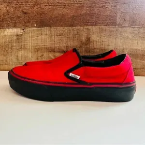 Vans Customized Slip Ons With Smokinhot VaporsWritten On The Back Of The Shoes
