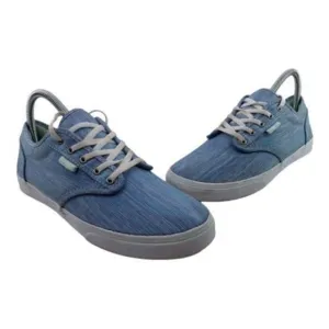 Vans Off The Wall Women’s Size 7.5 Light Blue Low Top Canvas Shoes 721356