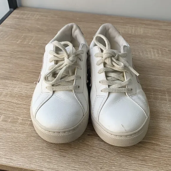 Veja girls White Sneakers size 2