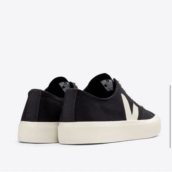 VEJA WATA II Low Canvas Sneakers Shoes Black